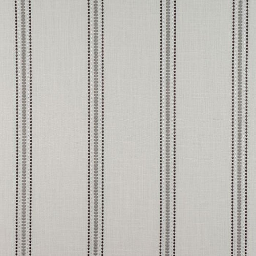 Bromely Stripe curtain fabric in Linen by Porter & Stone