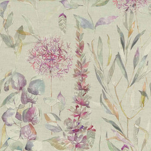 Voyage Carneum Curtain Fabric | Raspberry Linen
