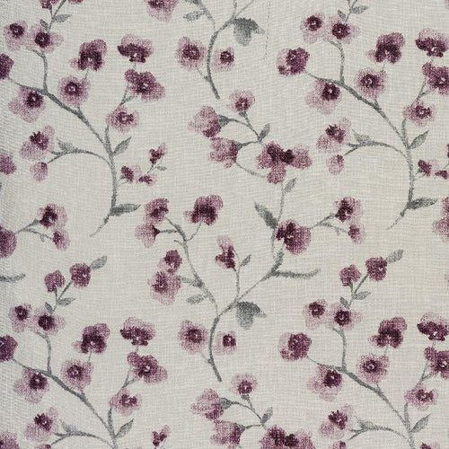 Como curtain fabric in Grape by Fryetts 