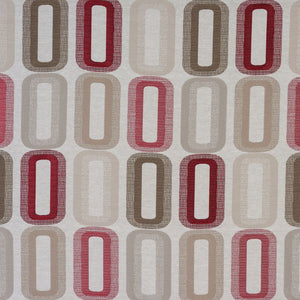 Fryetts Dahl Curtain Fabric | Rosso - Designer Curtain & Blinds 