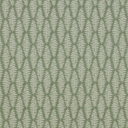 A flat screen shot of the Fia curtain fabric in Fern by iLiv 