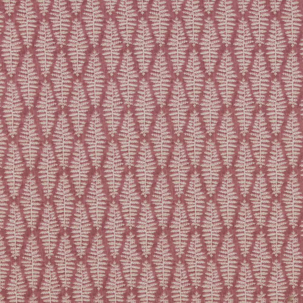 A flat screen shot of the Fernia curtain fabric in Rosa by iLiv 