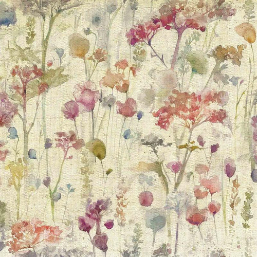 Voyage Ilinizas Curtain Fabric | Poppy Natural
