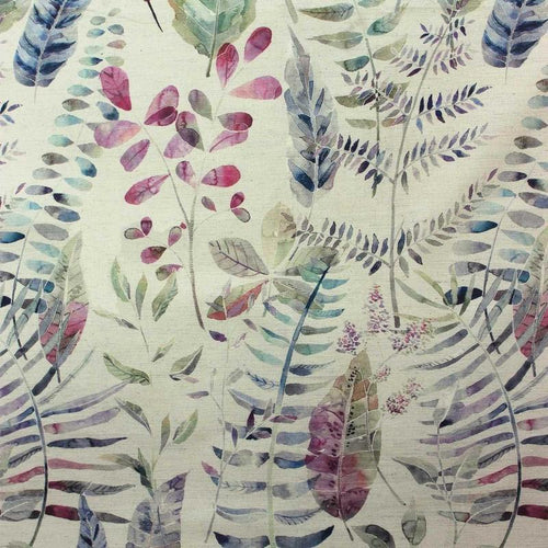 Voyage Kenton Curtain Fabric | Loganberry