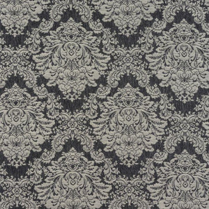 Ladywell curtain fabric in Charcoal by Porter & Stone