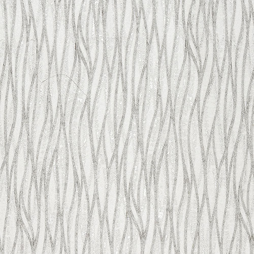 Fryetts Linear Curtain Fabric | Silver - Designer Curtain & Blinds 