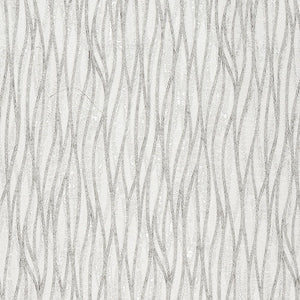 Fryetts Linear Curtain Fabric | Silver - Designer Curtain & Blinds 
