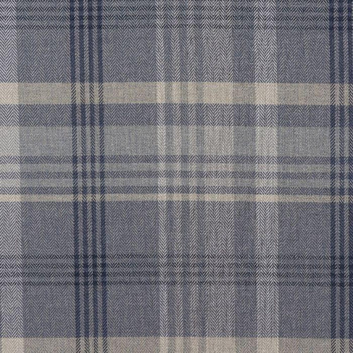 Melrose curtain fabric in Indigo by Porter & Stone