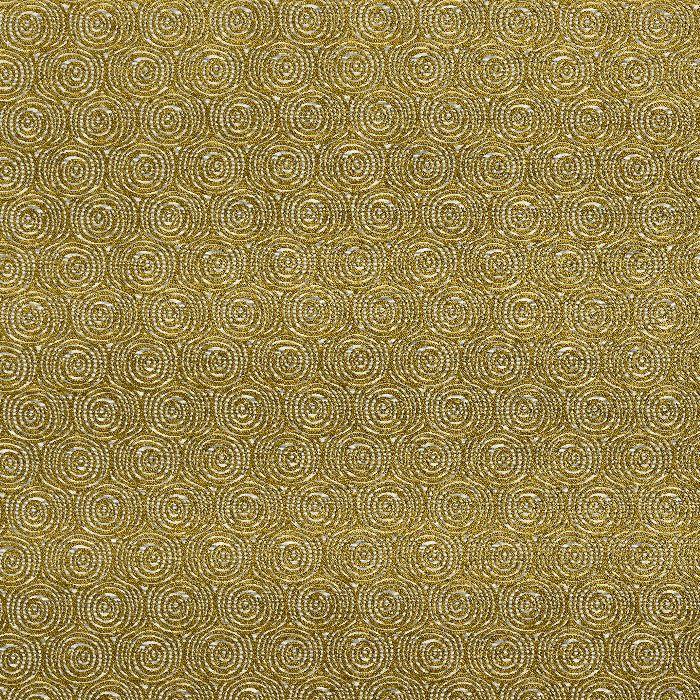 Odyssey curtain fabric in Ochre by Fryetts 