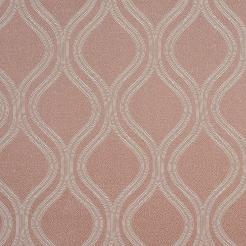 A flat screen shot of the Paphos curtain fabric in Blush by Fryetts