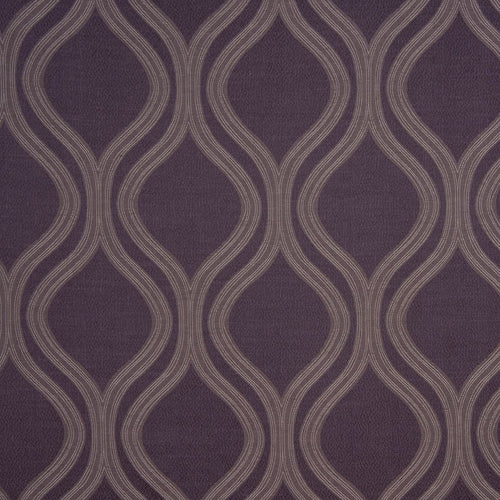 A flat screen shot of the Paphos curtain fabric in Mauve by Fryetts