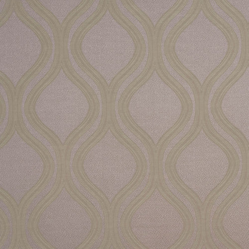 A flat screen shot of the Paphos curtain fabric in Mushroom by Fryetts
