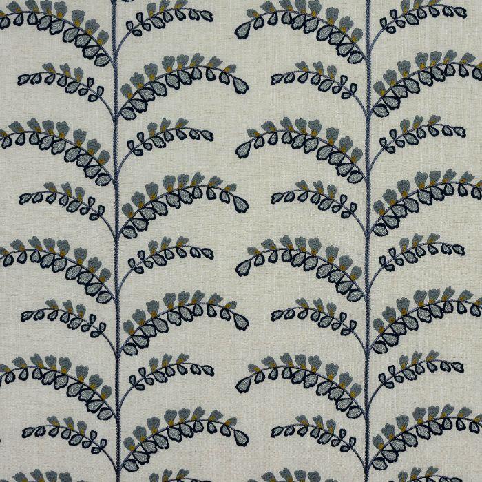 Portland curtain fabric in Indigo by Porter & Stone
