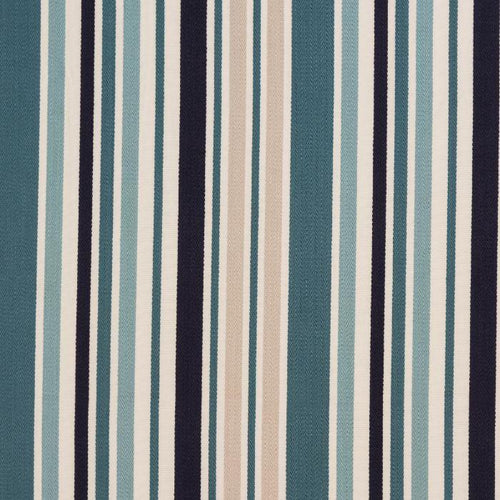 Roseland curtain fabric in Teal by Porter & Stone