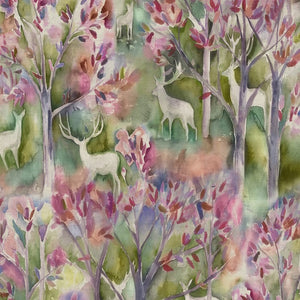 Voyage Seneca Forest Curtain Fabric | Spring