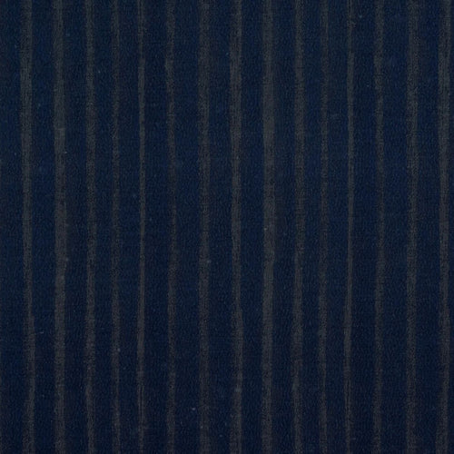 A flat screen shot of the Troodos curtain fabric In Navy by Fryetts