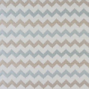A flat screen shot of the Verne curtain fabric in Duck Egg by Fryetts