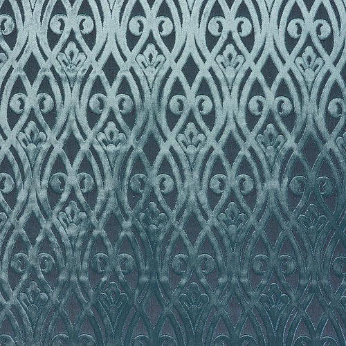 Fibre Naturelle Venice Sofia Curtain Fabric | Celeste - Designer Curtain & Blinds 