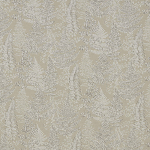 A flat screen shot of the Woodland Walk curtain fabric in Clay by iLiv 
