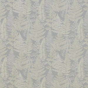 A flat screen shot of the Woodland Walk curtain fabric in Denim by iLiv 