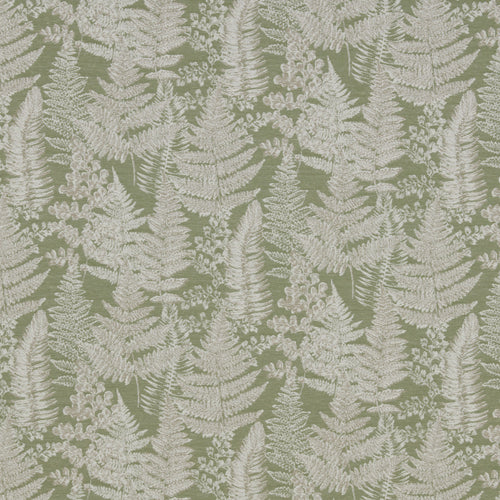 A flat screen shot of the Woodland Walk curtain fabric in Fern by iLiv 