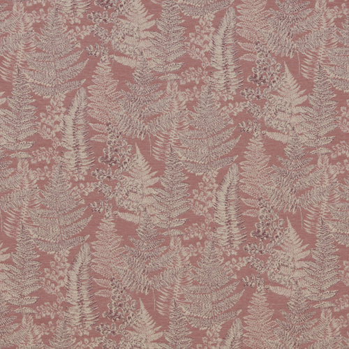 A flat screen shot of the Woodland Walk curtain fabric in Rosa by iLiv 