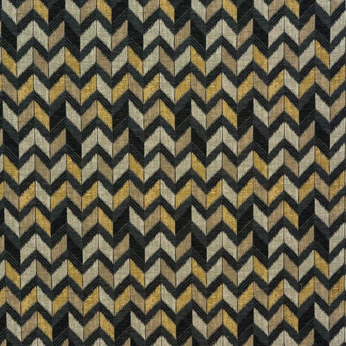Zena curtain fabric in Charcoal by Fryetts 