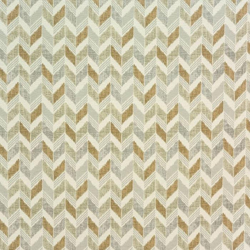 Zena curtain fabric in Natural by Fryetts 