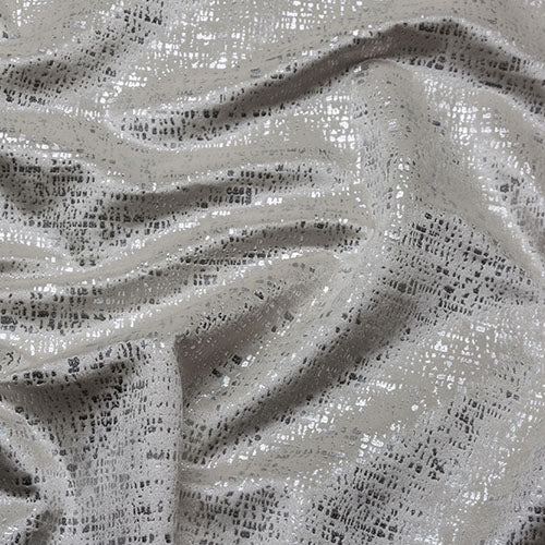 Fryetts Zinc Curtain Fabric | Ivory - Designer Curtain & Blinds 
